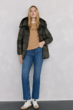 Mujer Pedro del Hierro Plumíferos Y Acolchados|Abrigos>Parka corta capucha