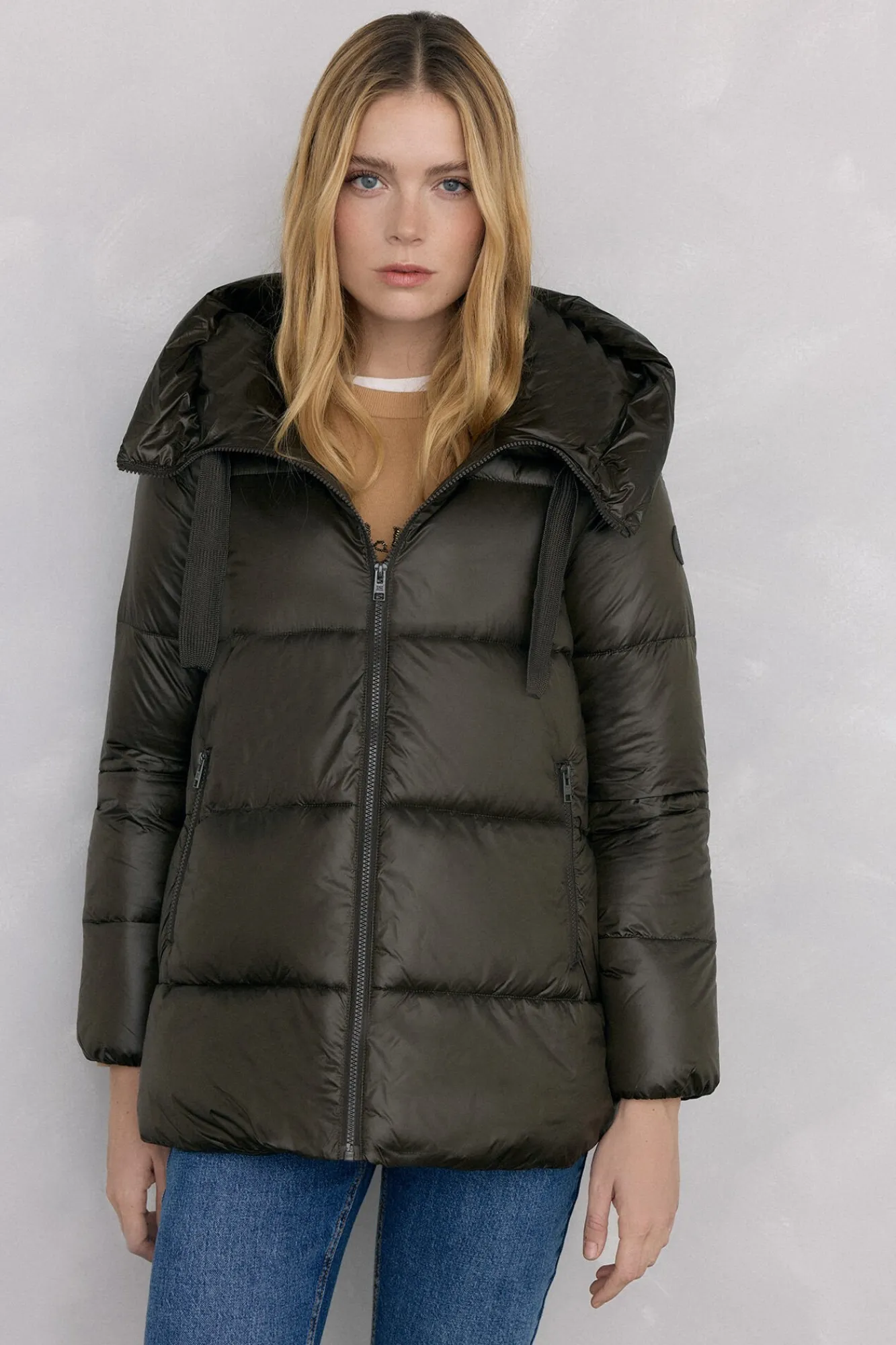 Mujer Pedro del Hierro Plumíferos Y Acolchados|Abrigos>Parka corta capucha