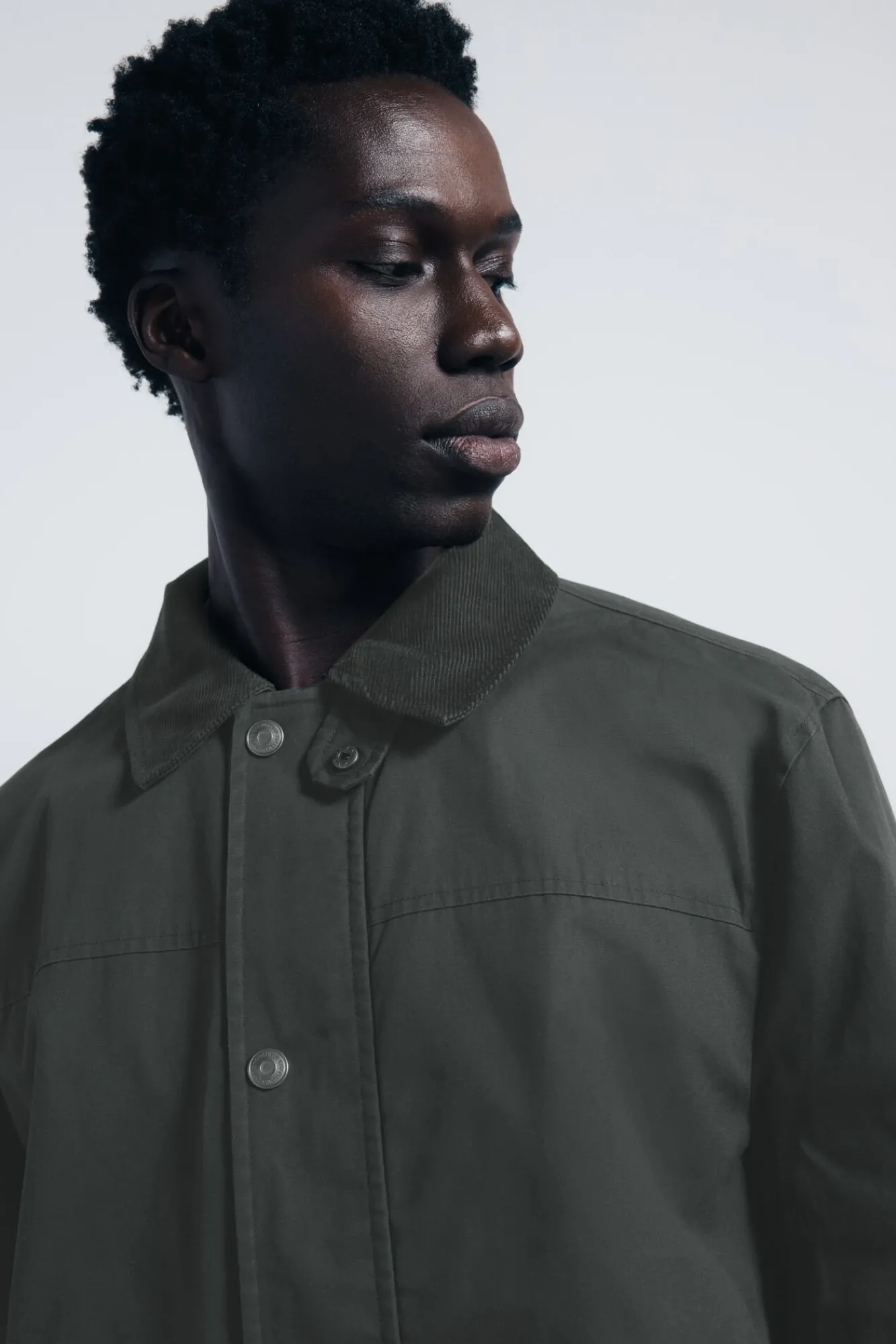 Hombre Springfield Abrigos>Parka corta cuello pana