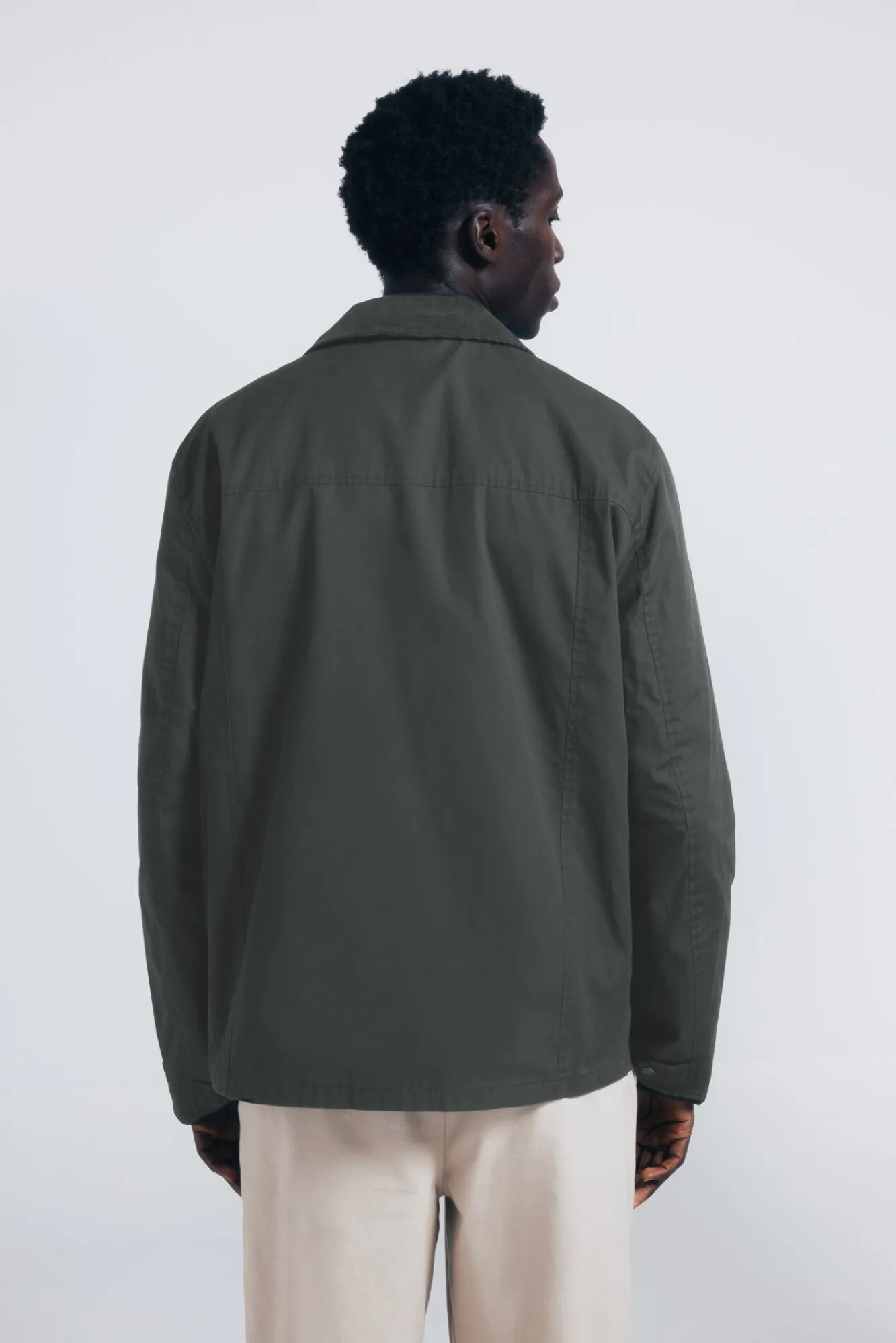 Hombre Springfield Abrigos>Parka corta cuello pana