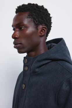 Hombre Springfield Abrigos>Parka corta efecto lana