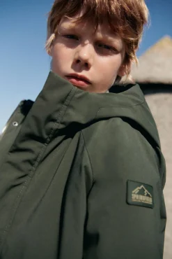 Niños Springfield Kids Abrigos>Parka gris niño