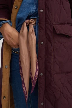 Mujer Silbon Abrigos|Plumíferos Y Acolchados><noscript><img width=