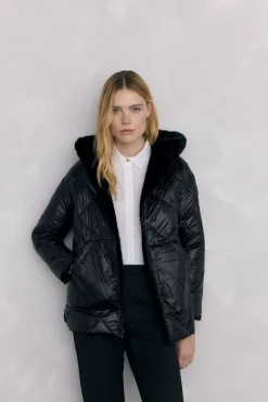 Mujer Pedro del Hierro Plumíferos Y Acolchados|Abrigos>Parka reversible pelo