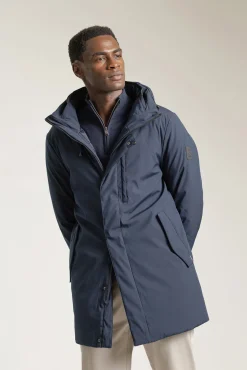 Hombre PuroEGO Abrigos>Parka técnica capucha arena