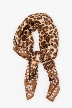 Mujer Cortefiel Pañuelos Y Fulares>Pañuelo estampado leopardo