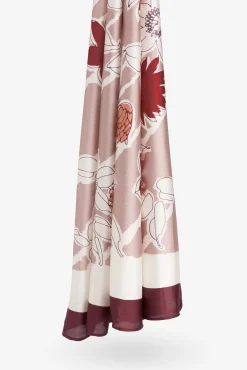 Mujer Vilanova Bufandas>Pañuelo Satinado Estampado Floral
