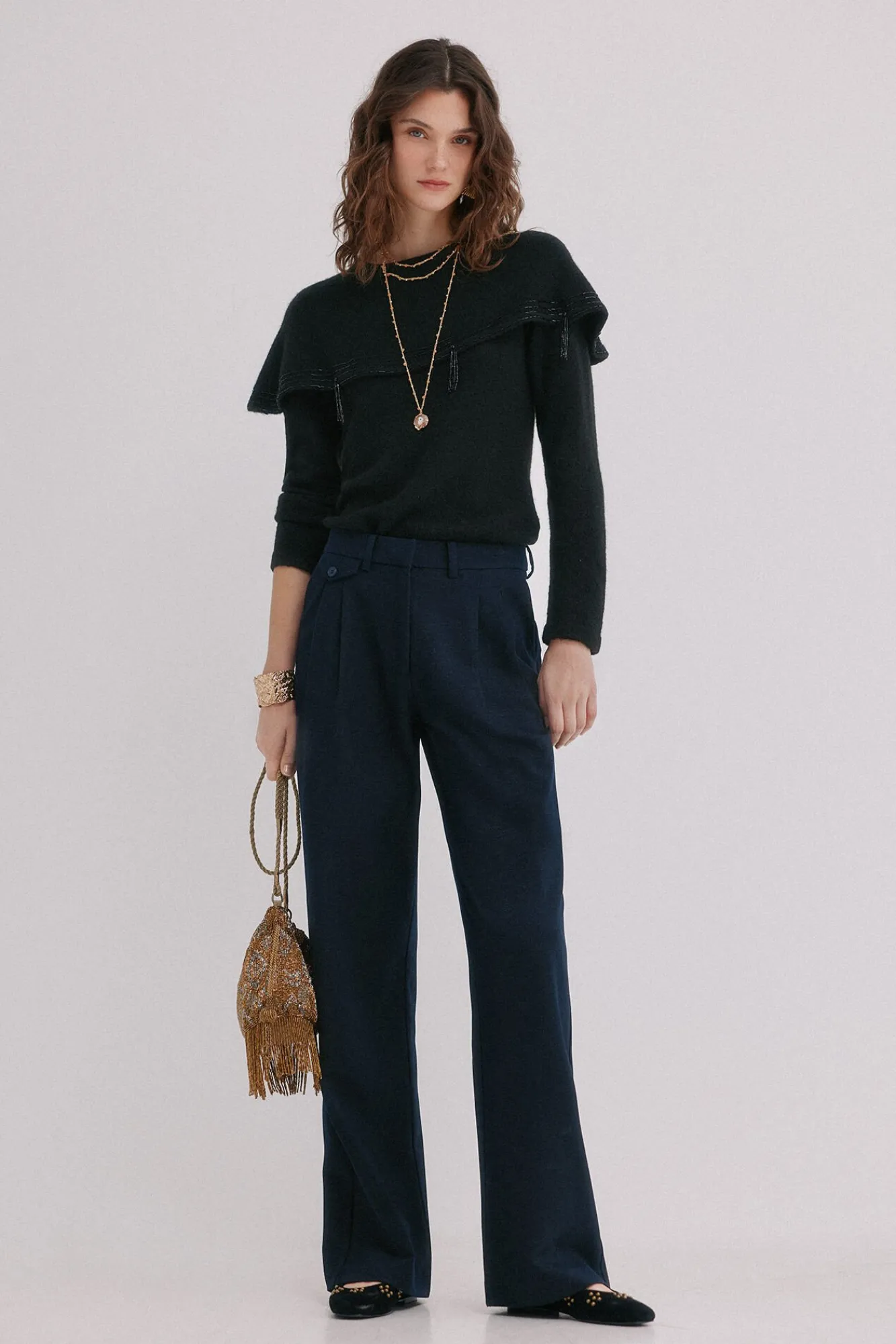 Mujer Hoss Intropia Pantalones>Peggy. Pantalones con pliegues