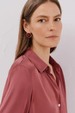 Mujer Cortefiel Joyería Y Bisutería>Pendientesbotón lacado