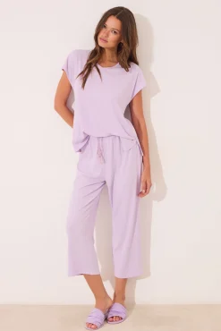 Mujer Women'secret Pijamas|Pijamas>Pijama Capri canalé viscosa