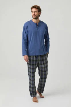 Hombre Kiff-Kiff Pijamas>Pijama Combinado Kiff Kiff Algodón 100%