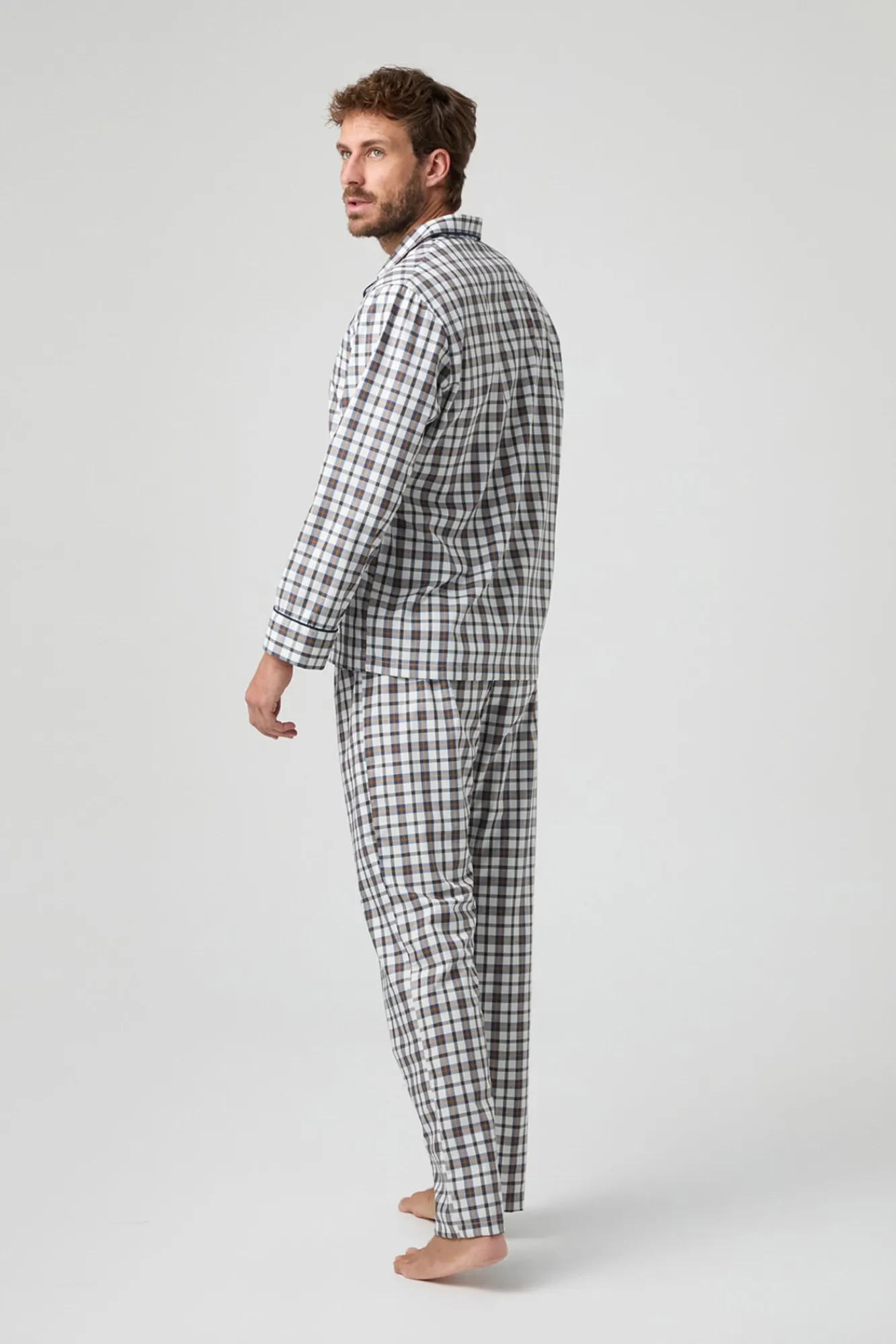 Hombre Kiff-Kiff Pijamas>Pijama Kiff Kiff Tipo Viyela Cuadros