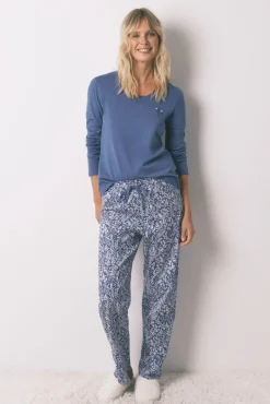 Mujer Women'secret Pijamas|Pijamas>Pijama largo 100% algodón print flores