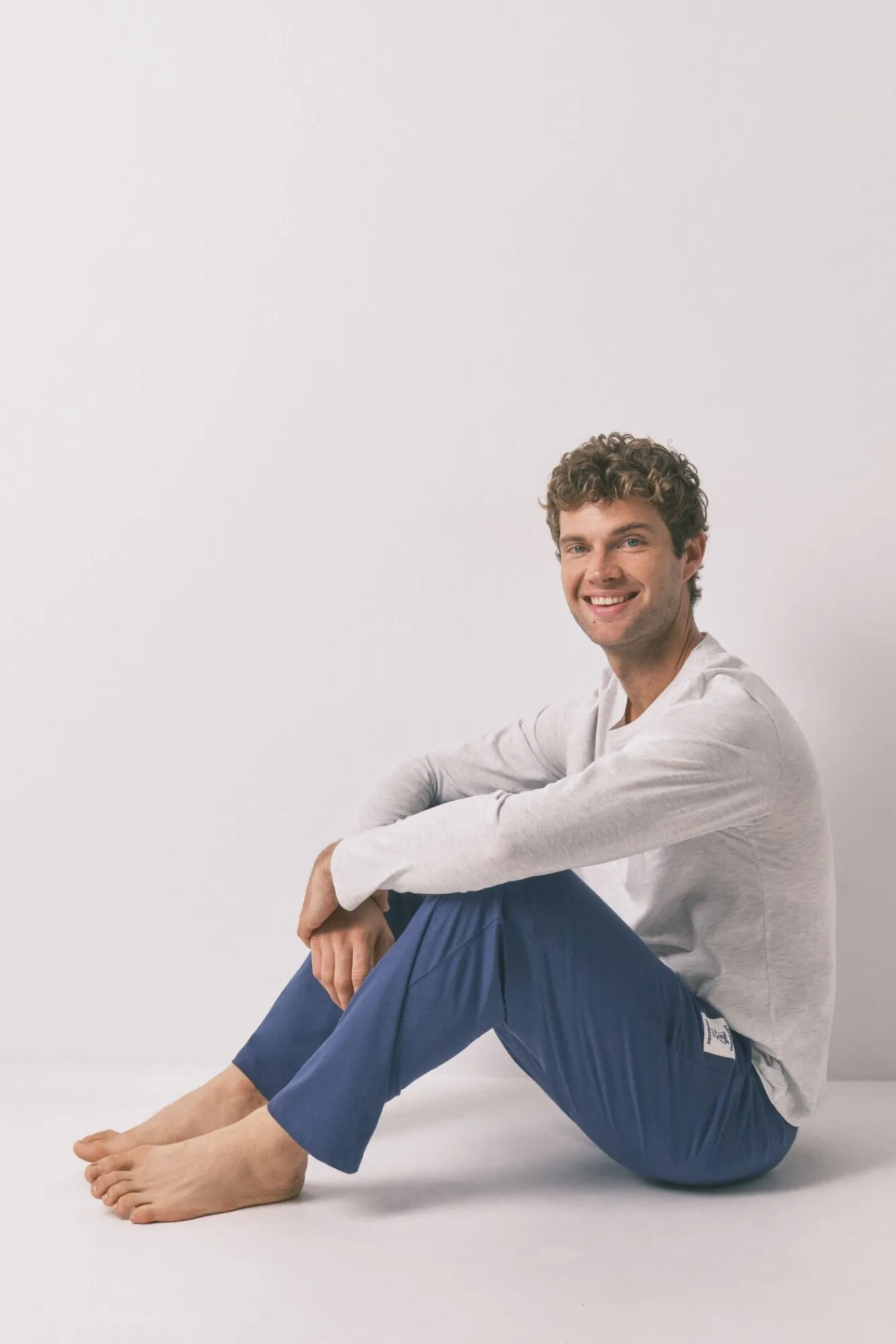 Hombre Women'secret Pijamas>Pijama largo 100% algodón