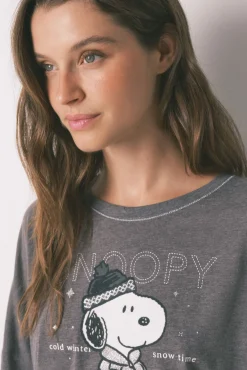 Mujer Women'secret Pijamas|Pijamas>Pijama largo 100% algodón Snoopy