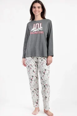 Mujer Admas Pijamas|Pijamas>Pijama largo 101 Dálmatas para mujer