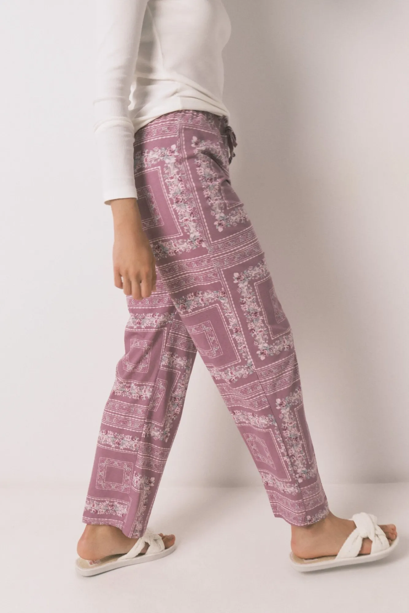 Mujer Women'secret Pijamas|Pijamas>Pijama largo algodón estampado flores