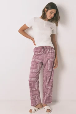 Mujer Women'secret Pijamas|Pijamas>Pijama largo algodón estampado flores