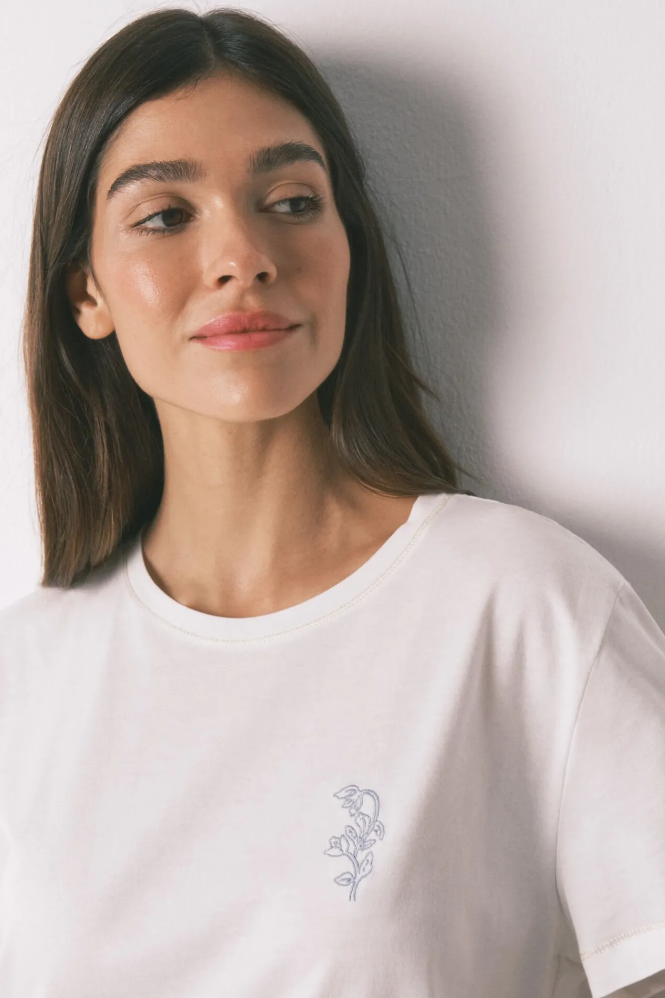 Mujer Women'secret Pijamas|Pijamas>Pijama largo algodón flores manga corta