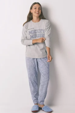 Mujer Women'secret Pijamas|Pijamas>Pijama largo algodón Mickey