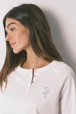 Mujer Women'secret Pijamas|Pijamas>Pijama largo algodón pantalón flores