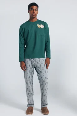 Hombre Springfield Pijamas>Pijama largo Bob Esponja