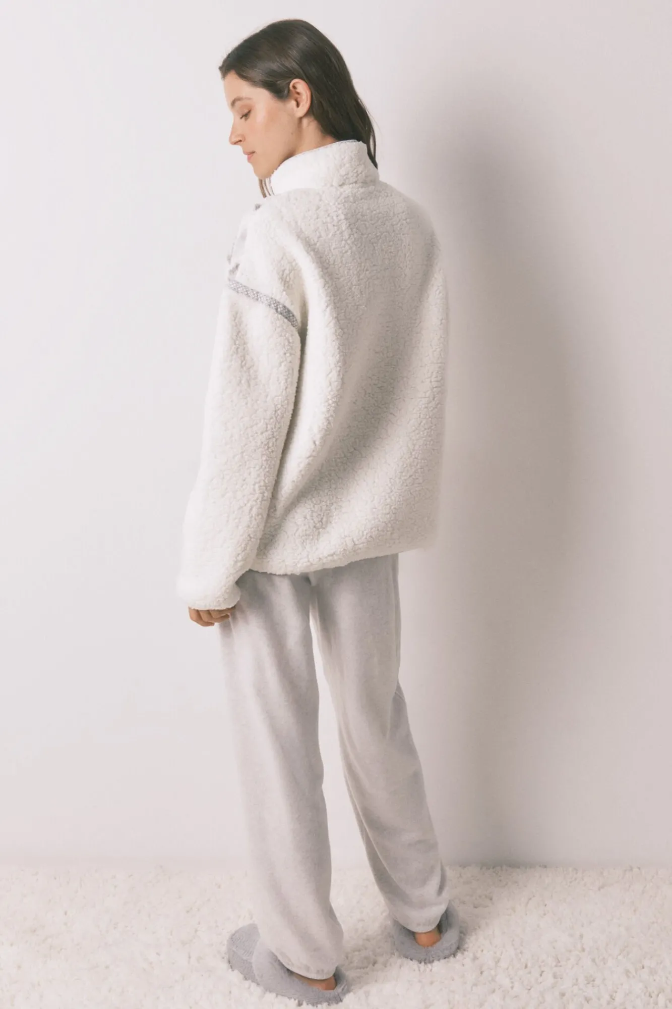 Mujer Women'secret Pijamas|Pijamas>Pijama largo borrego y polar Snoopy