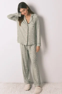 Mujer Women'secret Pijamas|Pijamas>Pijama largo camisero ovejas