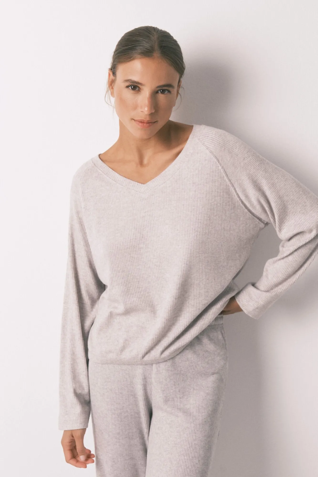 Mujer Women'secret Pijamas|Pijamas>Pijama largo canalé perchado