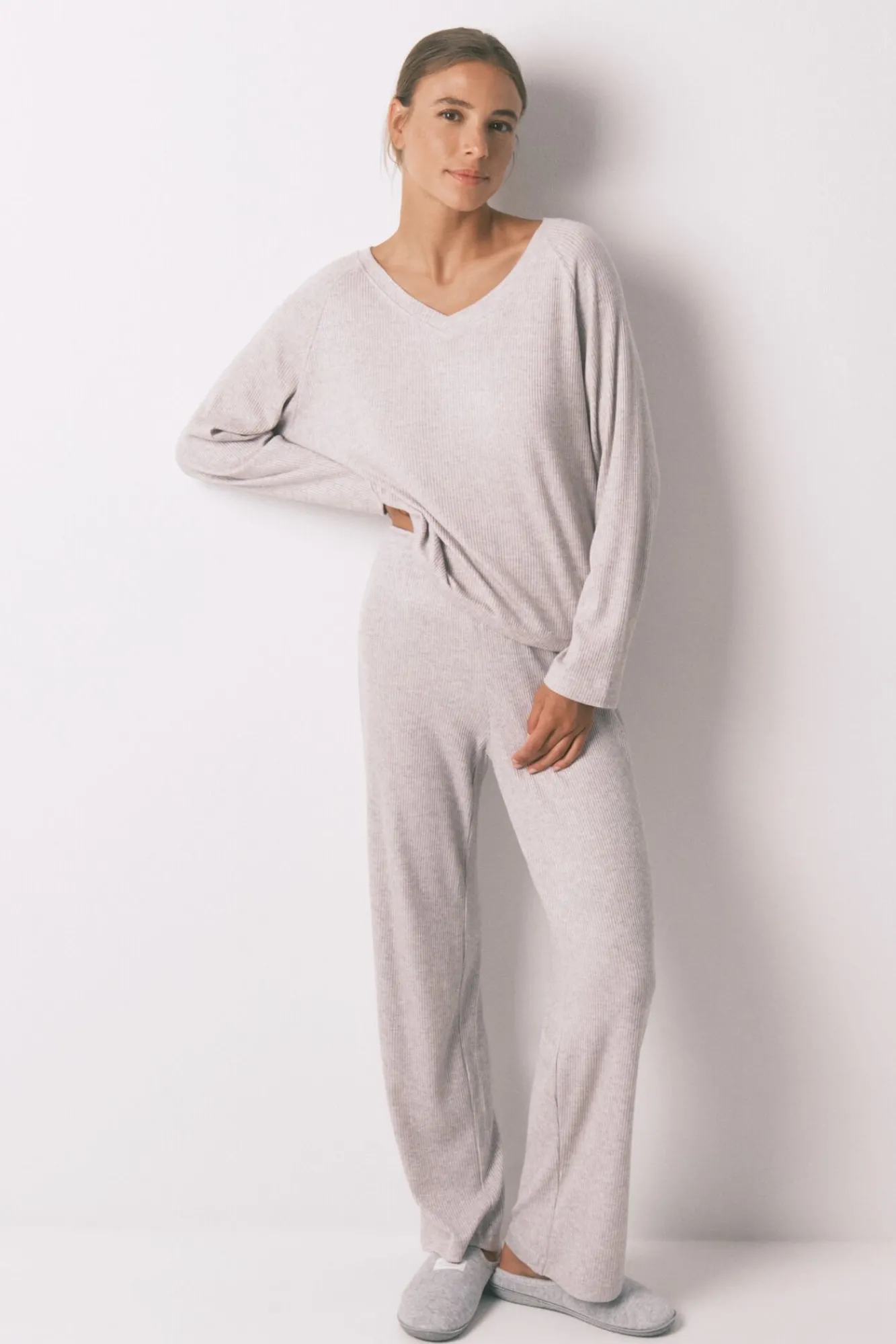 Mujer Women'secret Pijamas|Pijamas>Pijama largo canalé perchado
