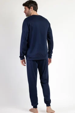 Hombre Admas Pijamas>Pijama largo Donald 100% algodón para hombre