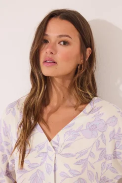 Mujer Women'secret Pijamas|Pijamas>Pijama largo estampado viscosa