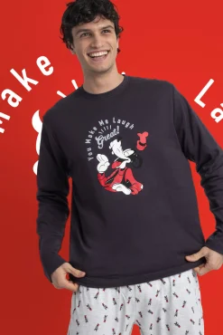 Hombre Admas Pijamas>Pijama largo Goofy para hombre
