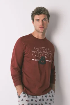 Hombre Women'secret Pijamas>Pijama largo hombre 100% algodón "Star Wars"