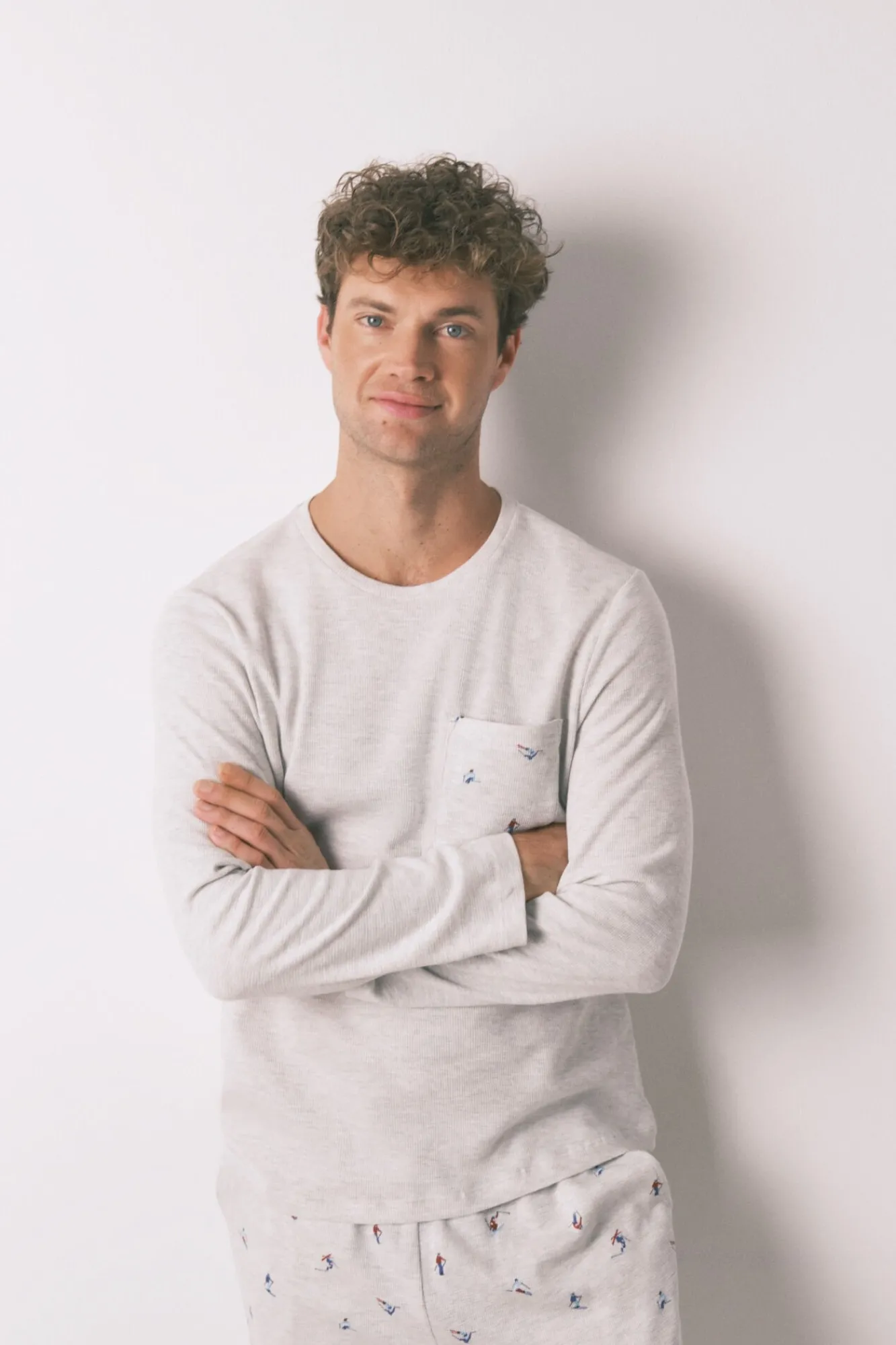 Hombre Women'secret Pijamas>Pijama largo hombre 100% algodón ski