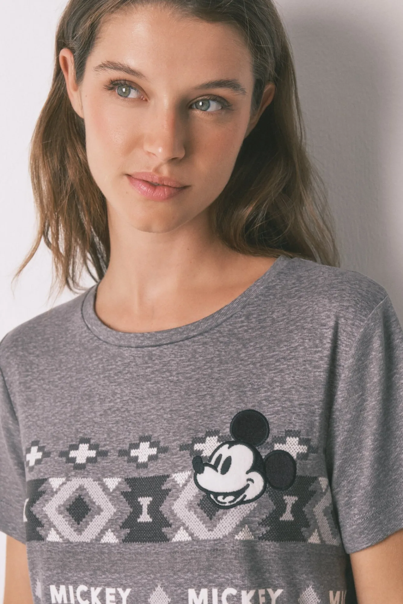 Mujer Women'secret Pijamas|Pijamas>Pijama largo manga corta Mickey
