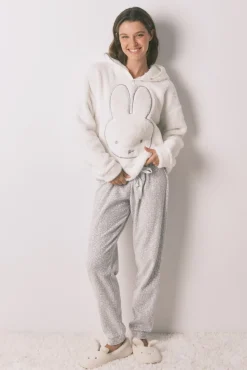 Mujer Women'secret Pijamas|Pijamas>Pijama largo polar estampado animal Miffy