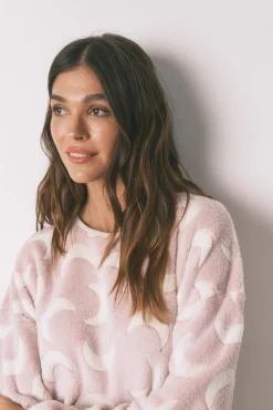 Mujer Women'secret Pijamas|Pijamas>Pijama largo polar mousse lunas