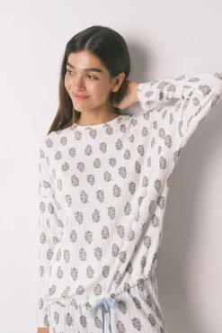 Mujer Women'secret Pijamas|Pijamas>Pijama largo super soft flores
