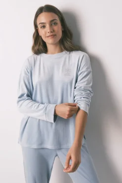 Mujer Women'secret Pijamas|Pijamas>Pijama largo terciopelo canalé