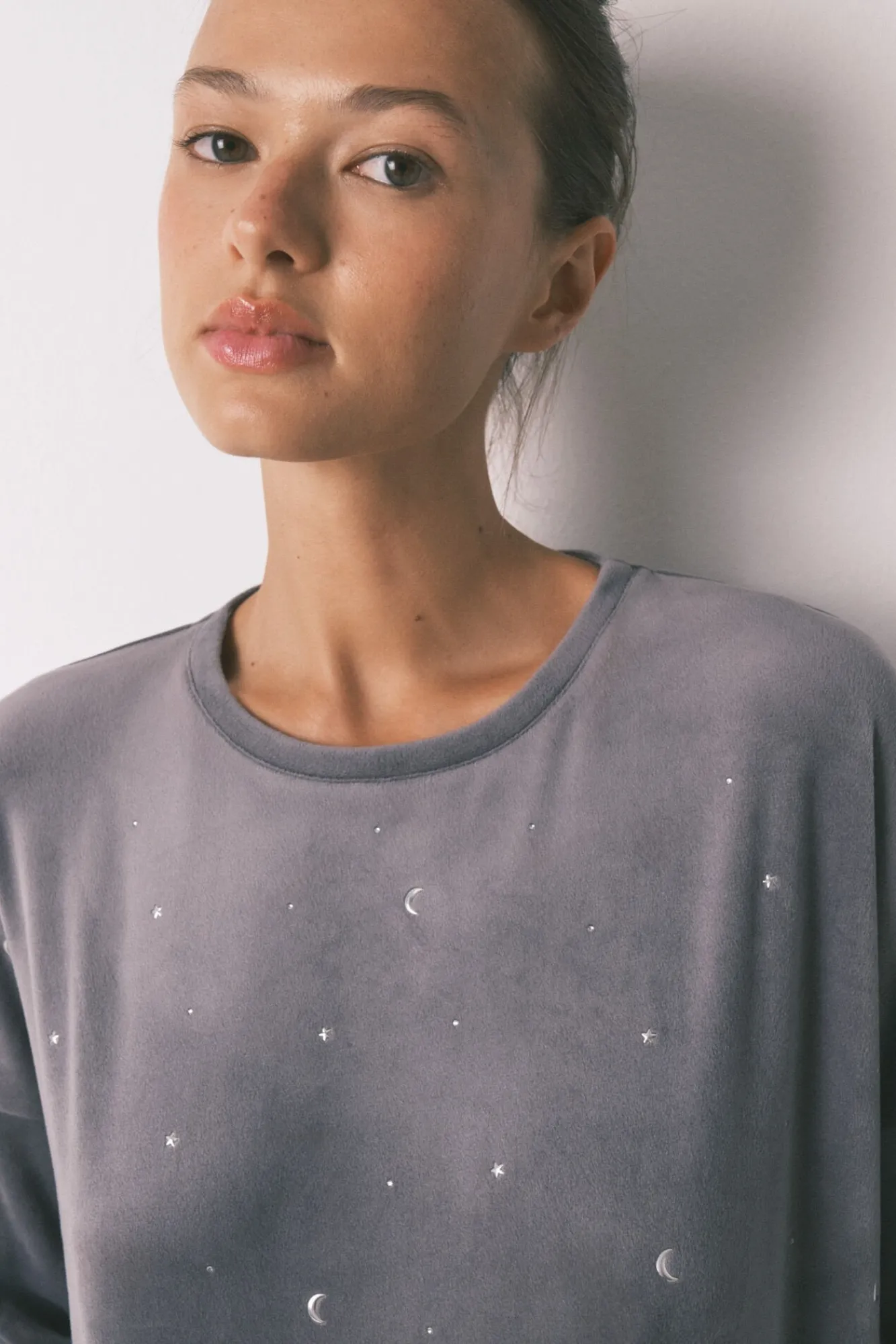 Mujer Women'secret Pijamas|Pijamas>Pijama largo terciopelo suave brillo