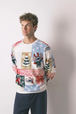 Hombre Women'secret Pijamas>Pijama masculino Stitch tejido polar