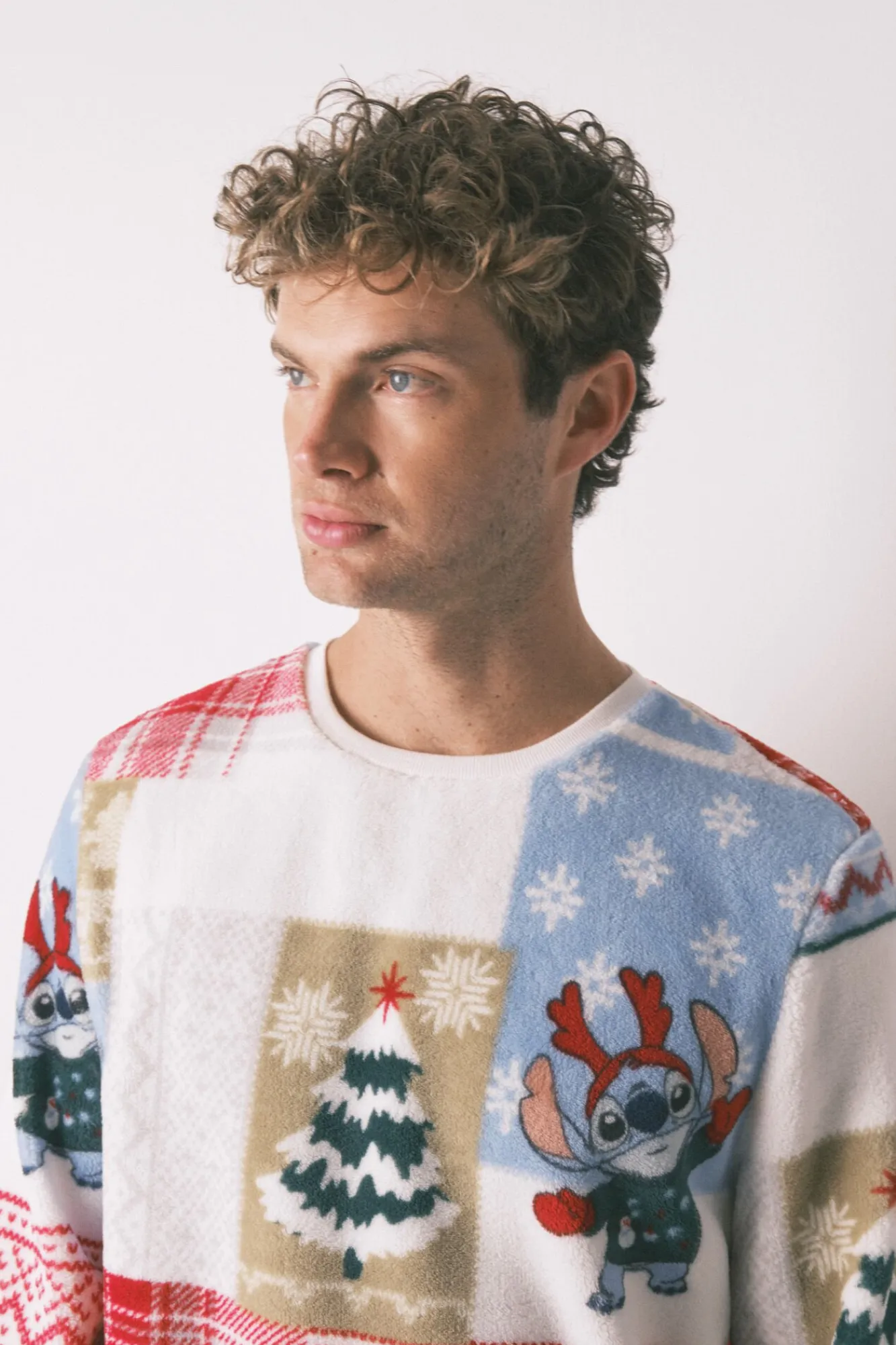 Hombre Women'secret Pijamas>Pijama masculino Stitch tejido polar
