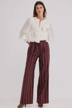 Mujer Hoss Intropia Pantalones>Pippa. Pantalón a rayas