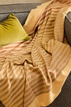 Calma House Mantas>Plaid a rayas Shima