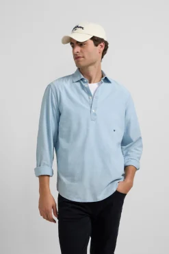 Hombre Silbon Camisas>Polera sport denim