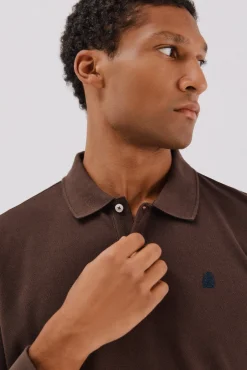 Hombre Cortefiel Polos>Polo básico manga larga