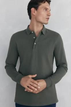 Hombre Pedro del Hierro Polos>Polo básico manga larga