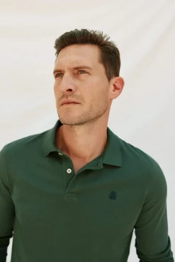 Hombre Cortefiel Polos>Polo básico manga larga