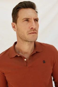 Hombre Cortefiel Polos>Polo básico manga larga